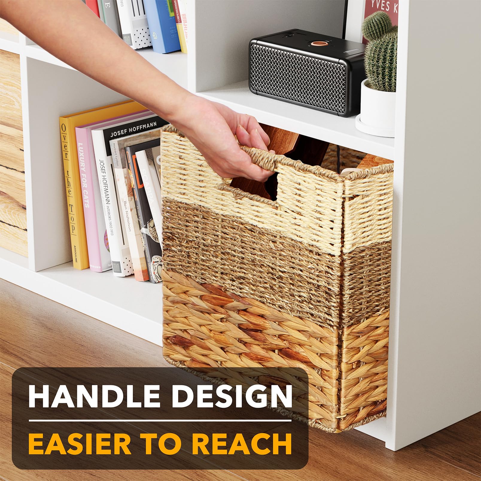 Amazon.com: SpaceAid 4 Pack 3 Pattern Design Wicker Basket