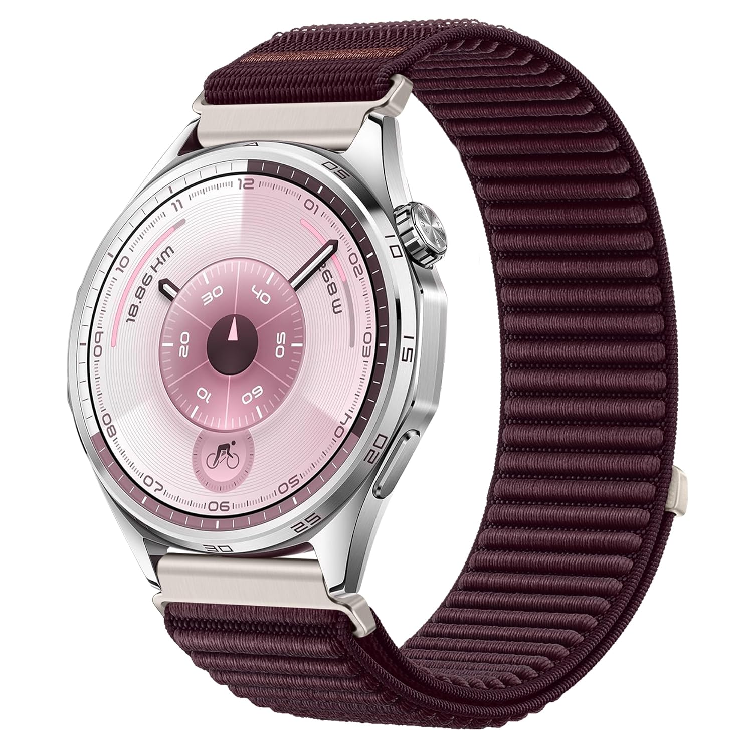 XMUXI One Click 22mm Watch Band Compatible with Huawei Watch GT 6/GT5/GT4/GT3/GT2 46mm Strap Quick Release 22mm for Forerunner 265/255/Venu 4 45mm/Venu 3/Venu 2 /Vivoactive 4,Bip 6 Nylon Bands