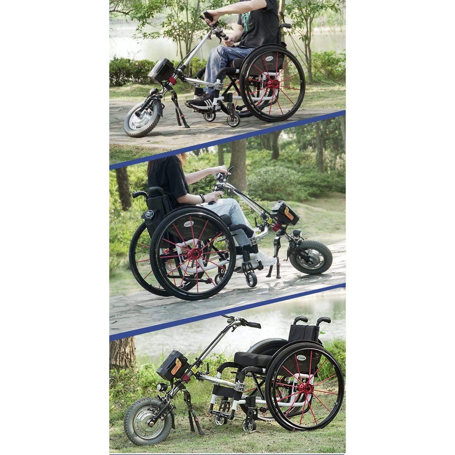 部品ハンドサイクル（車椅子の前につけます） ハンドサイクル -アダプタータイプ- | 株式会社テレウス