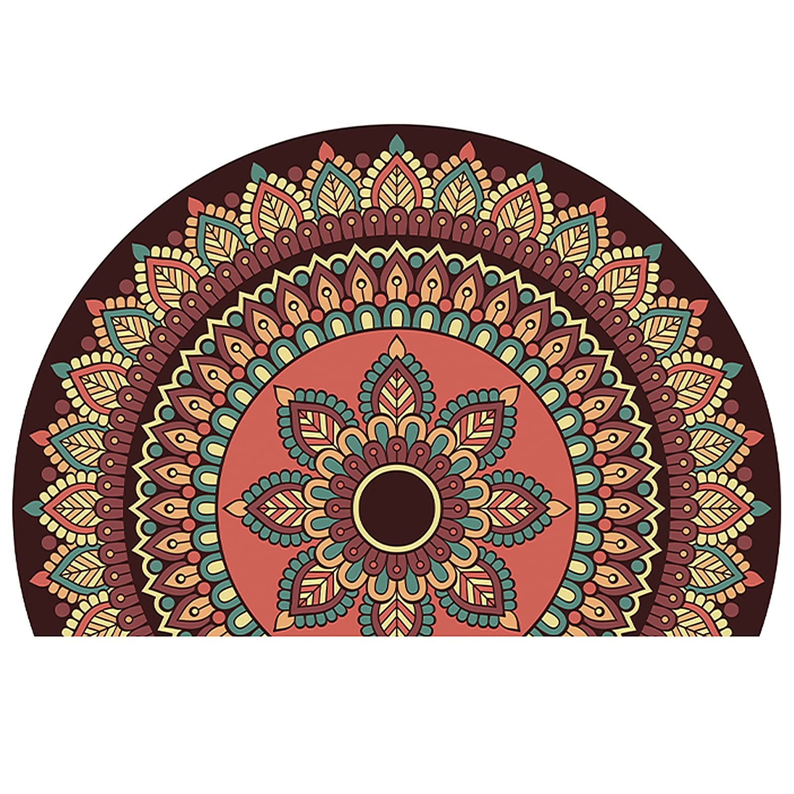 Paillasson européen grand format tapis de bienvenue rétro intérieur extérieur antidérapant