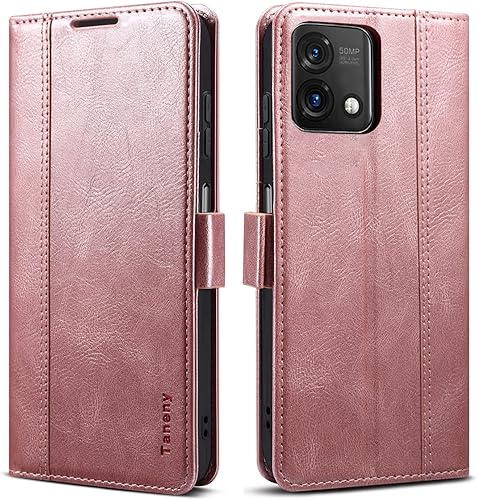 Funda para Moto G Stylus 5G 2023, de piel sintética, con bloqueo RFID, tarjetero y cierre magnético, funda protectora para Motorola Moto G Stylus 5G