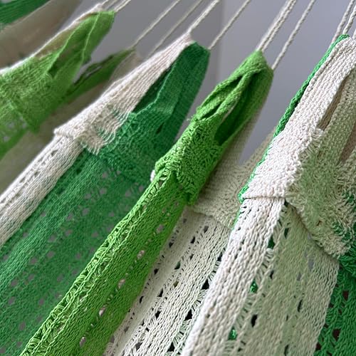 Miniatura 4 de La Casa de La Hamaca de hamaca maya tejida a mano, 100% algodón, para uso en interiores y exteriores, artesanía artesanal de primera calidad de