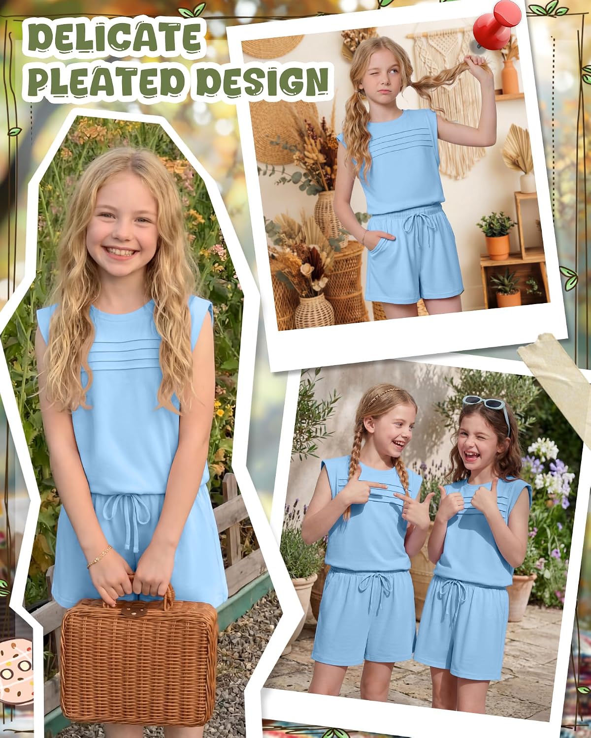Halfchet Girls 2 Piece Summer Outfits