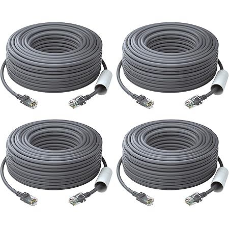 ZOSI 100ft Cat5e Ethernet Cable Network RJ45 Wire Cord for POE Security