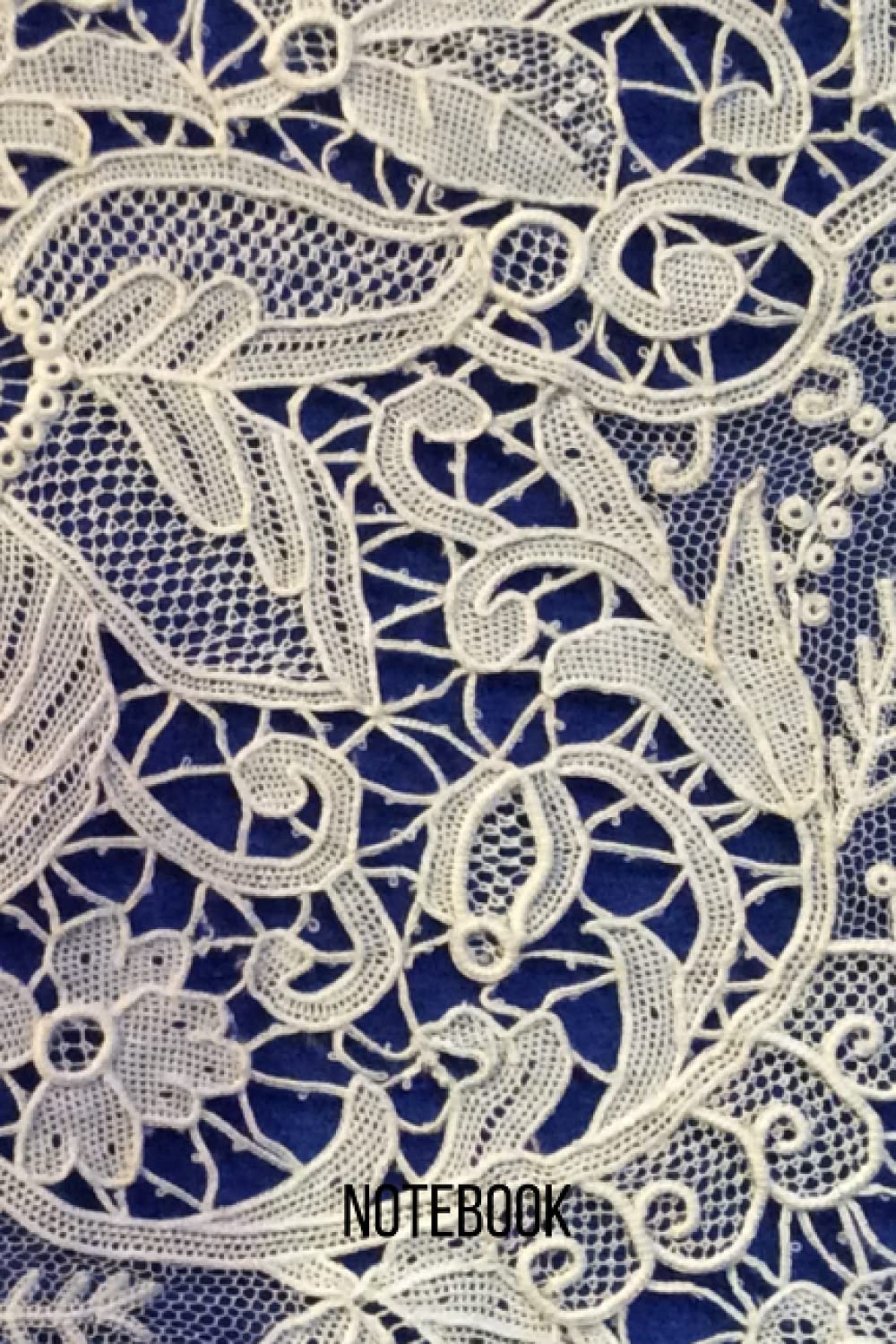 Lace Notebook: blank lined composition journal | Lace notebook | 100 pages