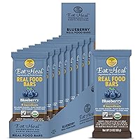 Vista 15 de EatToHeal Barra de comida real de mantequilla de maní, barras orgánicas veganas saludables con alto contenido de proteínas, reemplazo de comidas