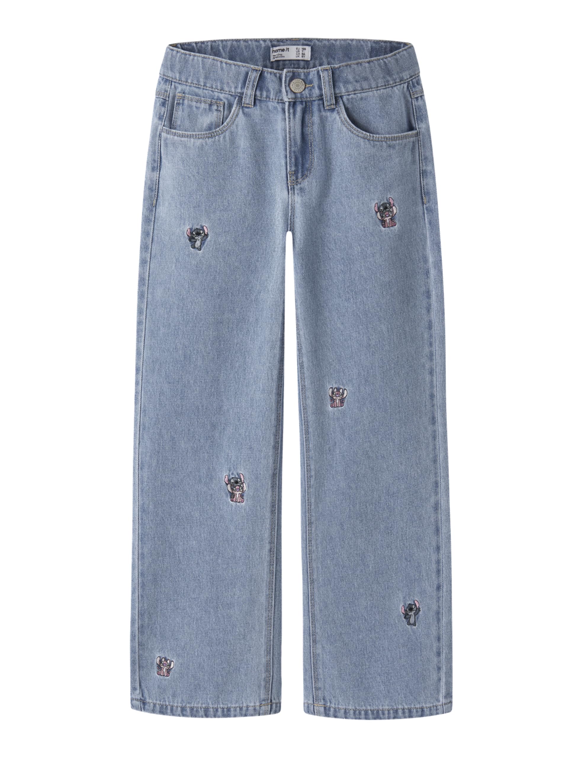 NAME IT Stitch Wide Jeans 8 Years