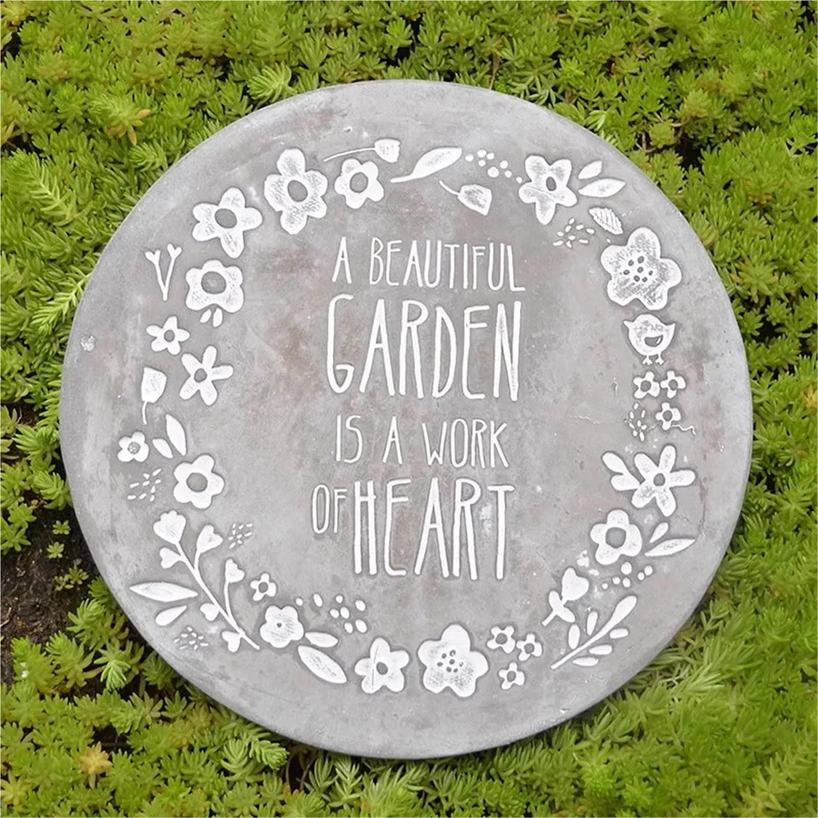 Pas Japonais Jardin Tremplins en ciment diamètre 17,3 cm