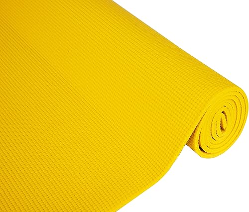 Miniatura 5 de Mind Reader YOGAPVC-BLK All Purpose Extra Thick Yoga Fitness & Exercise Mats with Carrying Strap, High Density Anti-Tear