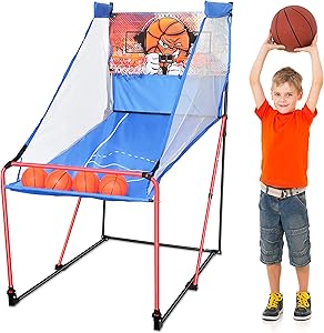 Basketball Arcade Game, Indoor Play Equipment - Sports Activities & Birthday Party Games for Kids
