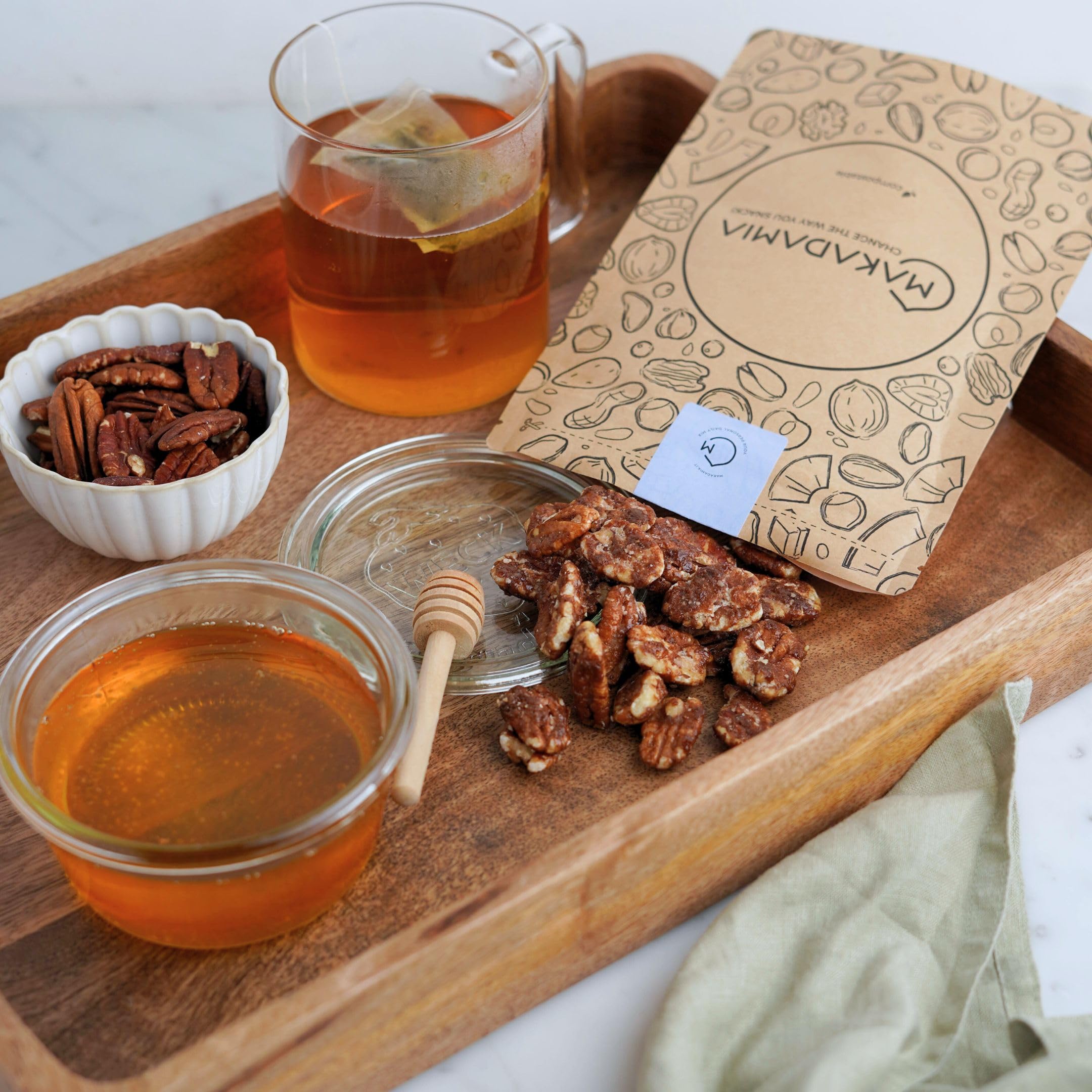 Makadamia - Noci Pecan Pralinate al Miele 400g