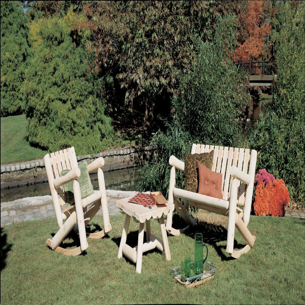 Amazon.com: Indoor / Outdoor Triple Rocking Chair : Patio, Lawn & Garden