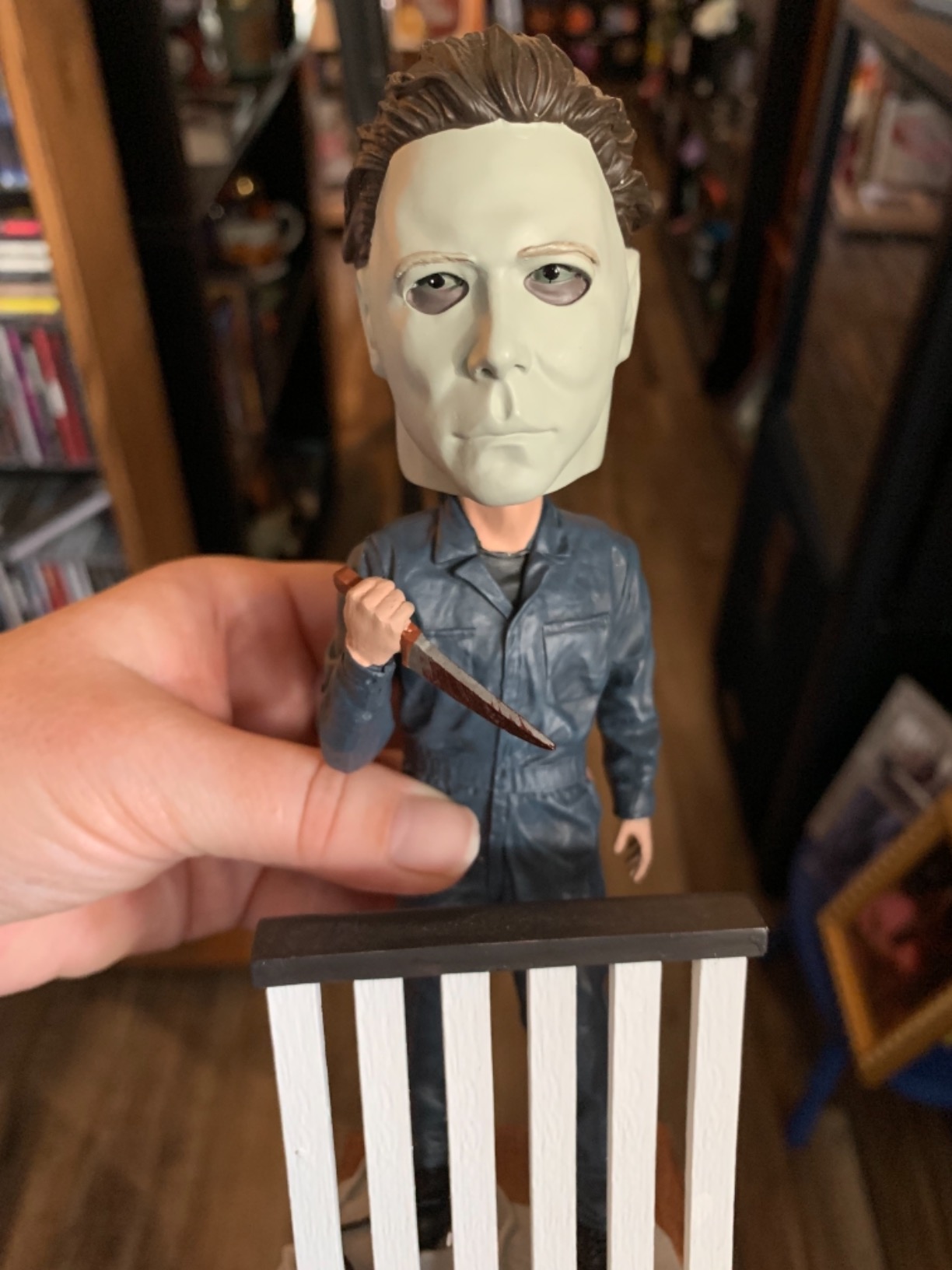 7/mo Finance Royal Bobbles Michael Myers Bobblehead from John