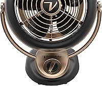 Vista 7 de Vornado Silver Swan Alchemy - Ventilador vintage oscilante, Gunmetal & VFAN Alchemy Vintage, Gunmetal