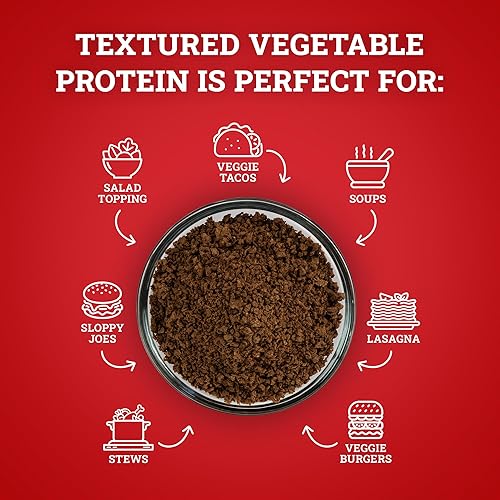 Miniatura 4 de Proteína vegetal texturizada de Hoosier Hill Farm 2 libras paquete de 1