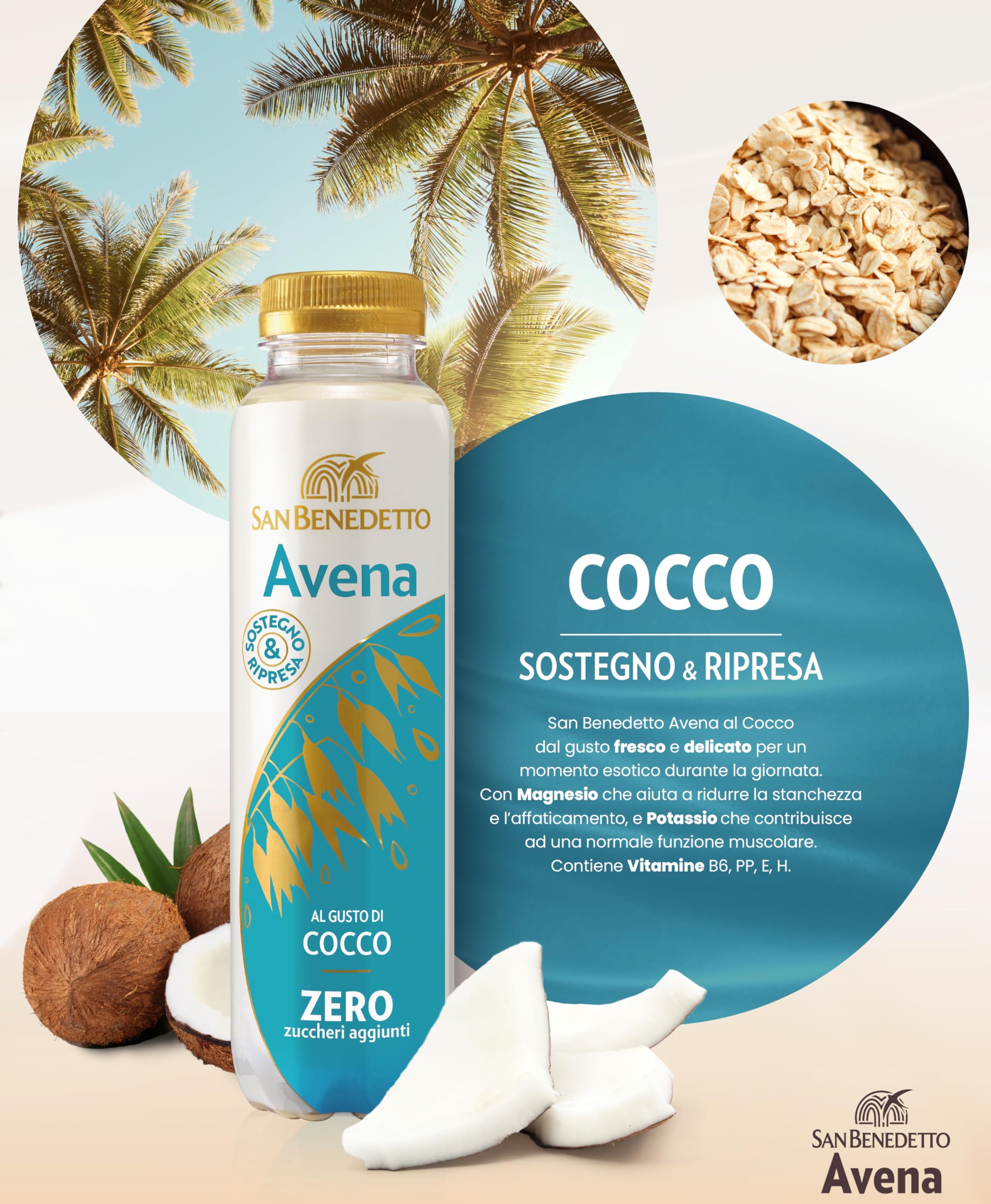 San Benedetto Avena Cocco 0,40L