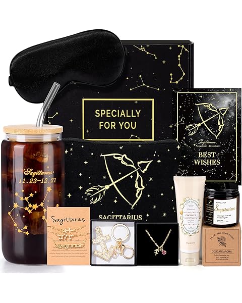14PCS Sagittarius Birthday Christmas Gifts for Women, Sagittarius Astrology Gifts f...