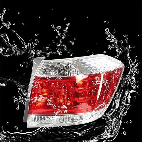 Miniatura 6 de labwork Reemplazo de la luz trasera del lado del pasajero para Toyota Highlander 2011-2013 Conjunto de lámpara de freno trasera derecha derecha