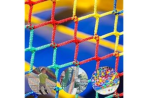 Climbing net,Climbing Cargo net Safety net, for Stairway Railing, Balcony, Playground and...