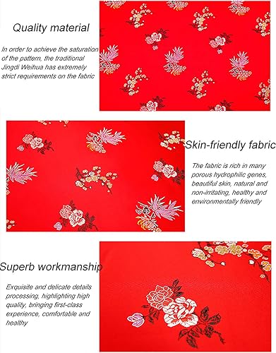 Miniatura 2 de High Grade Fabric,Silky 75 cm Wide Silk Satin Fabric by for Dressmaking Sleepwear Underwear Wprom Bset Sold by The MeterJujube Red