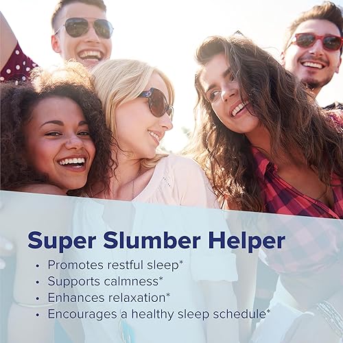 Miniatura 5 de Superior Source Super Slumber Helper, tabletas microlignuales de disolución rápida, 90 unidades, melatonina (5 mg), valeriana, manzanilla,