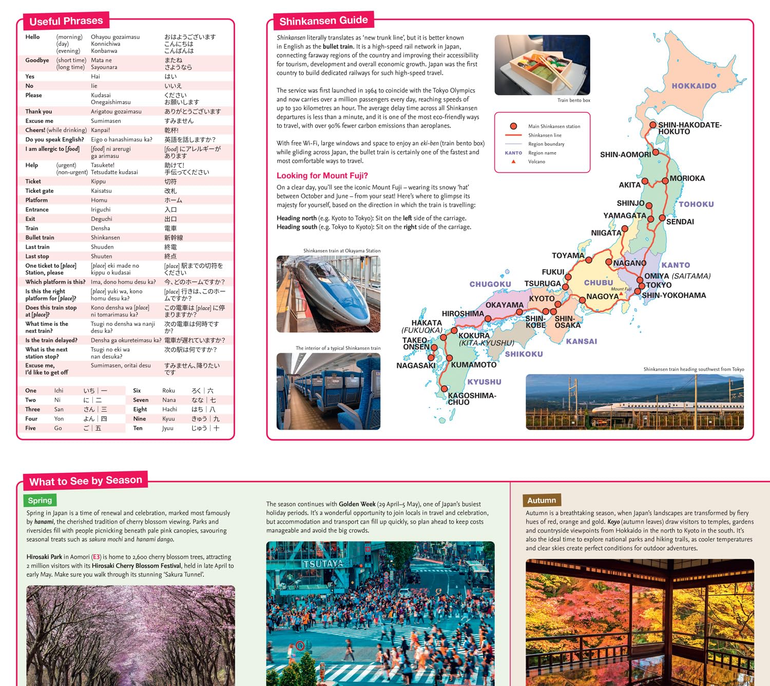 Collins Rail Map of Japan: Plan your flight-free Japanese adventure