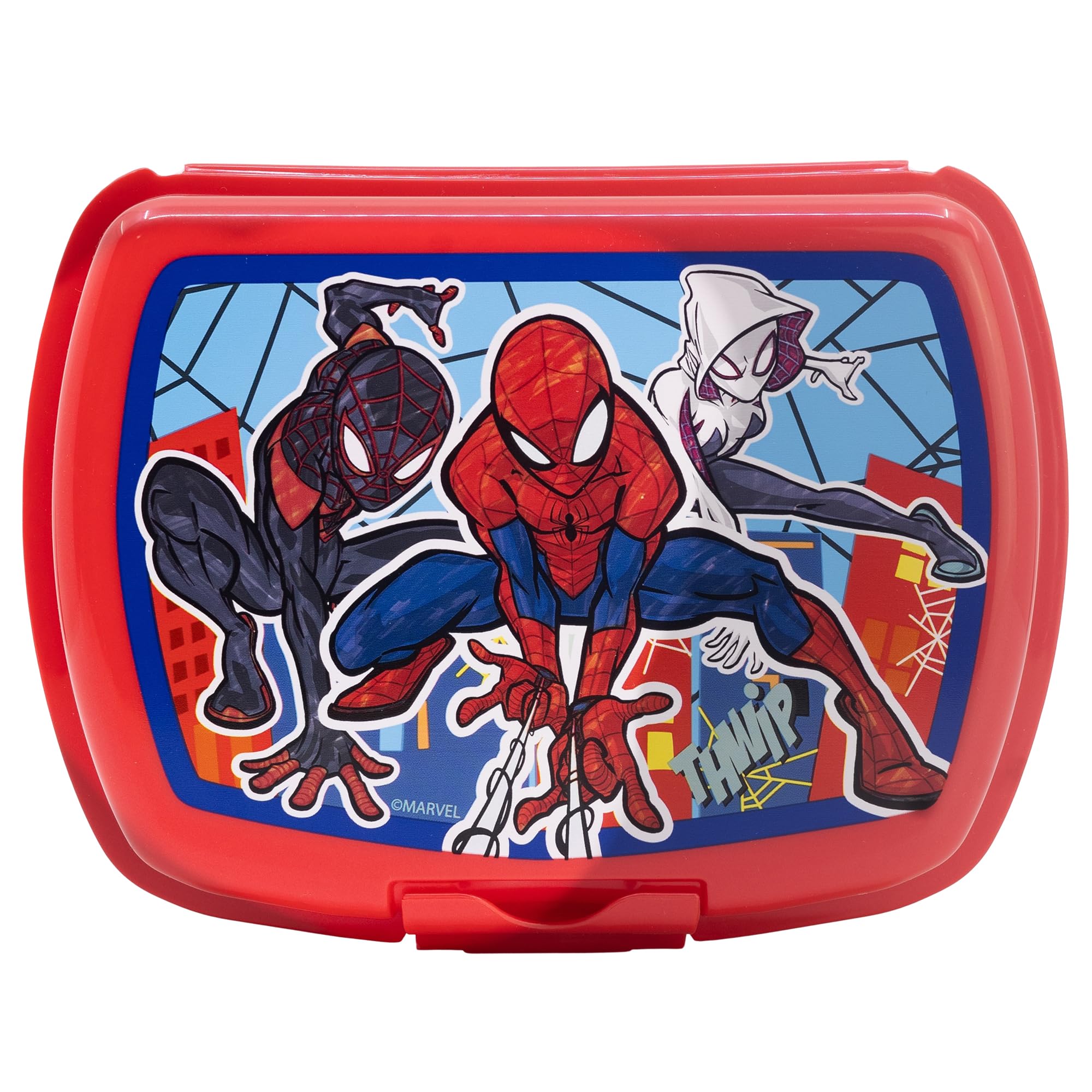 Image secondaire de Boîte à lunch Spiderman pour enfant avec sécurité renforcée
