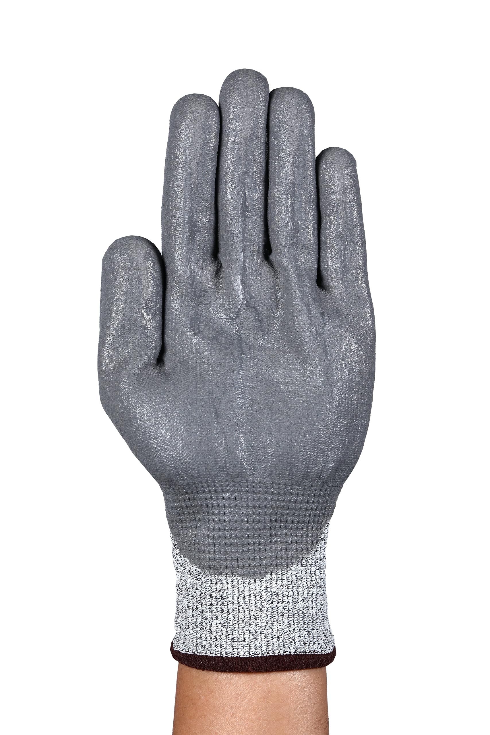 Ansell HyFlex 11-425 Guantes de Trabajo Anticortes, Protección Mecánica y Automotriz o IndustrialProtección Mecánica Industrial, Rendimiento Frente a la Abrasión, Talla M (12 Pares)