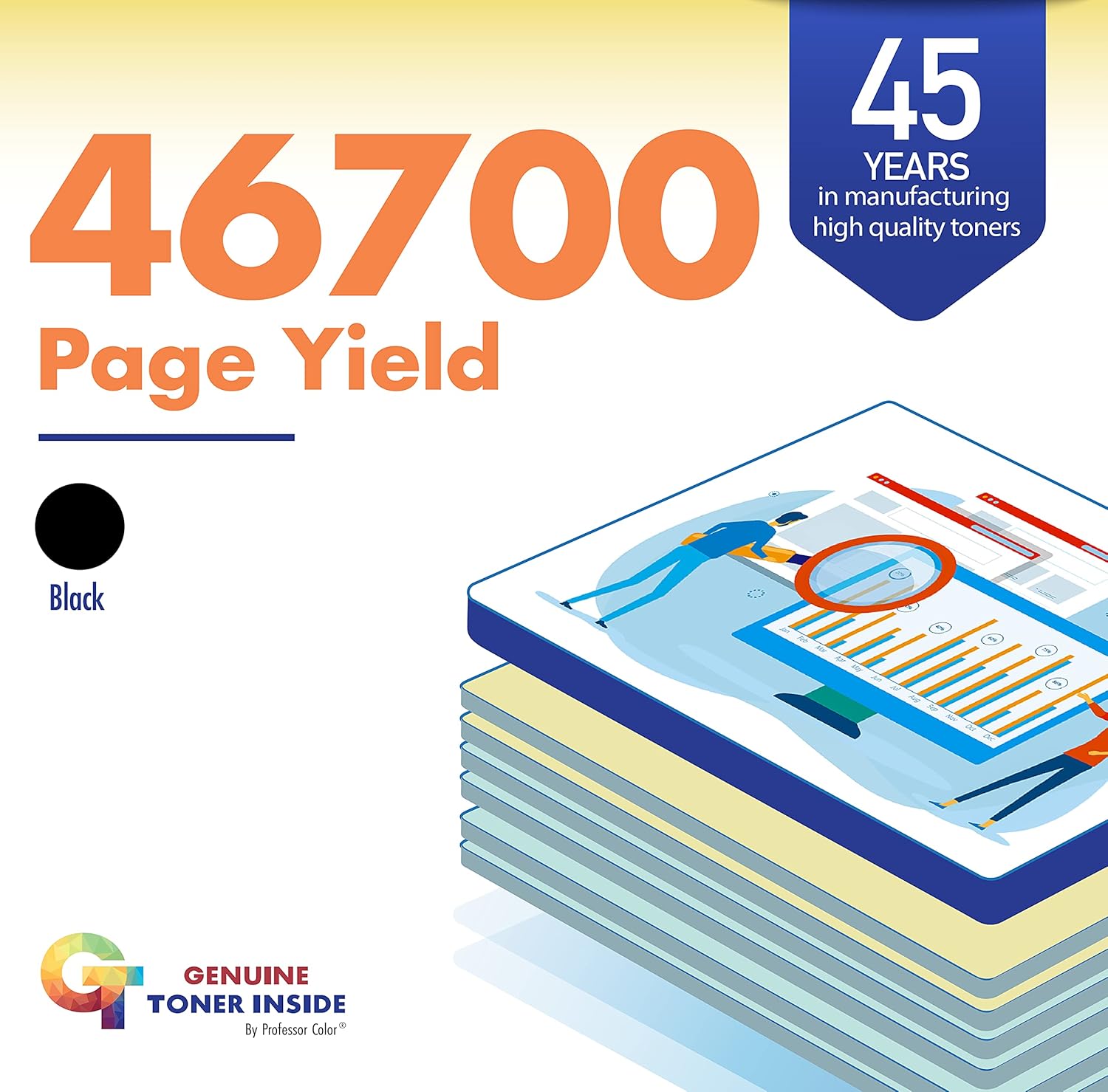 Flash Sale Professor Color Re-Coded OEM Toner Cartridge Replacement for Xerox VersaLink B600/B605/B610/B615 | 106R03944 - High Capacity Black (46,700 Pages) Super Deal Product Professor Color Re-Coded OEM Toner Cartridge Replacement for Xerox VersaLink B600/B605/B610/B615 | 106R03944 - High Capacity Black (46,700 Pages)