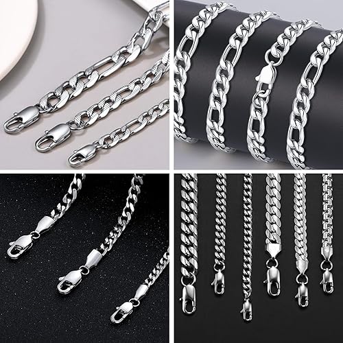 Miniatura 4 de 15 cierres de langosta de 0.630 in de acero inoxidable 316 a granel para collares, pulseras, joyería, manualidades, 15 unidades