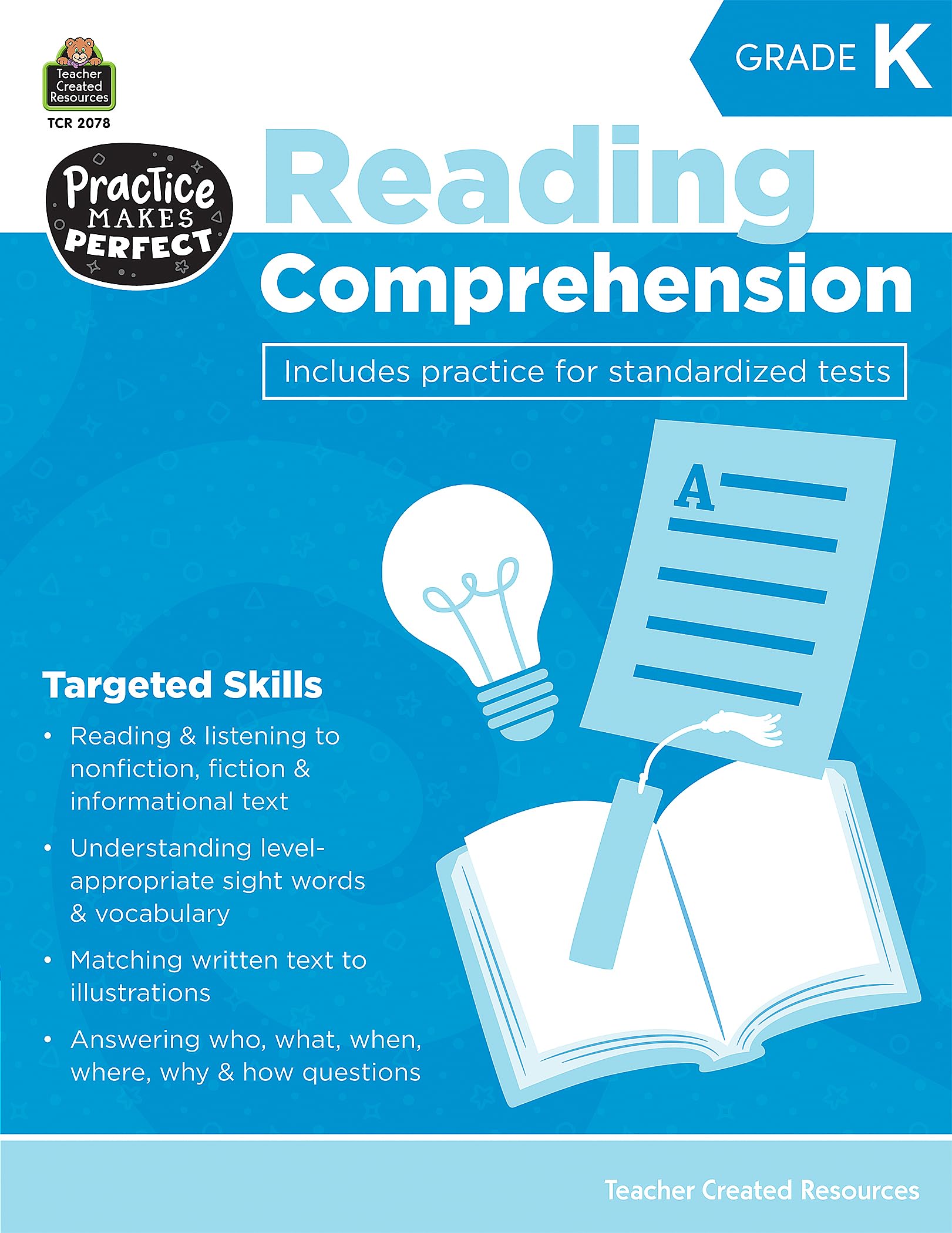 Reading Comprehension, Grade K (Practice Makes Perfect) Paperback – Import, 1 March 2011