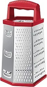 Euro Home - Ralador inox com 6 Faces de 9'' Vermelho - PRP5357-VM