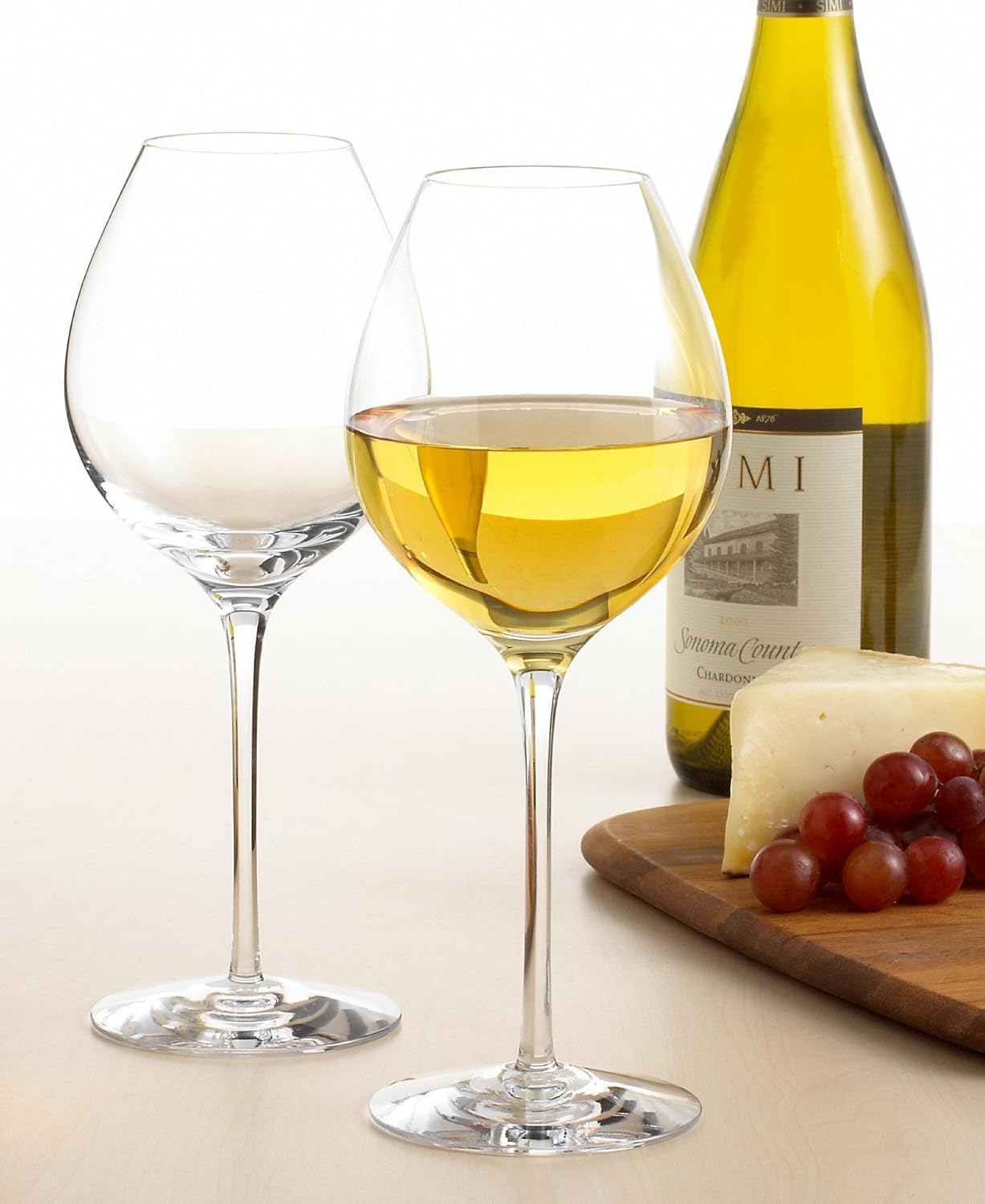 Orrefors Difference Fruit Wine Glasses, Set of 2 Wine Glasses