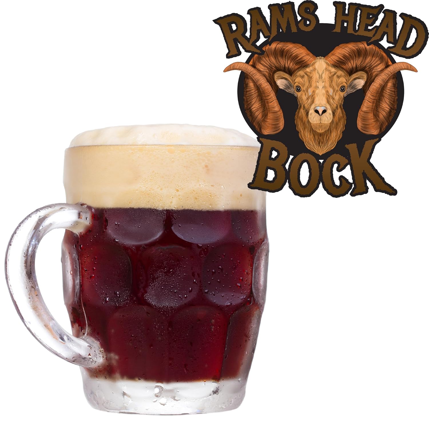 Tapcraft - Rams Head Bock Lager - Bock Beer Recipe Ingredient Kit - 5 Gallon Beer Making Kit - Make Beer at Home, Great DIY Gift