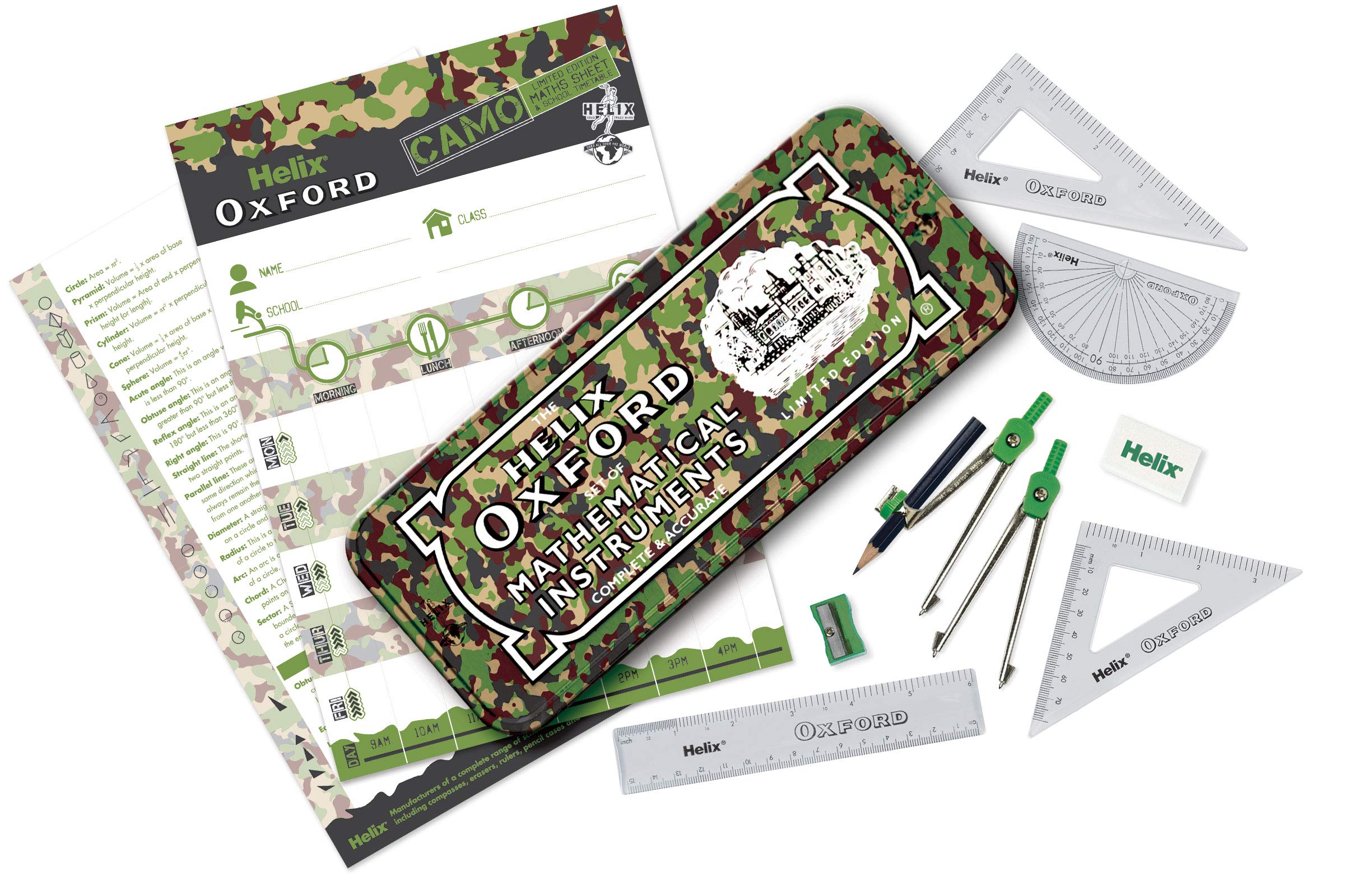 HelixHelix Oxford L-Edition Math Set Green 170530