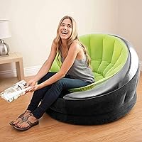 Vista 4 de Silla inflable Intex Empire, de 44" x 43" x 27," verde