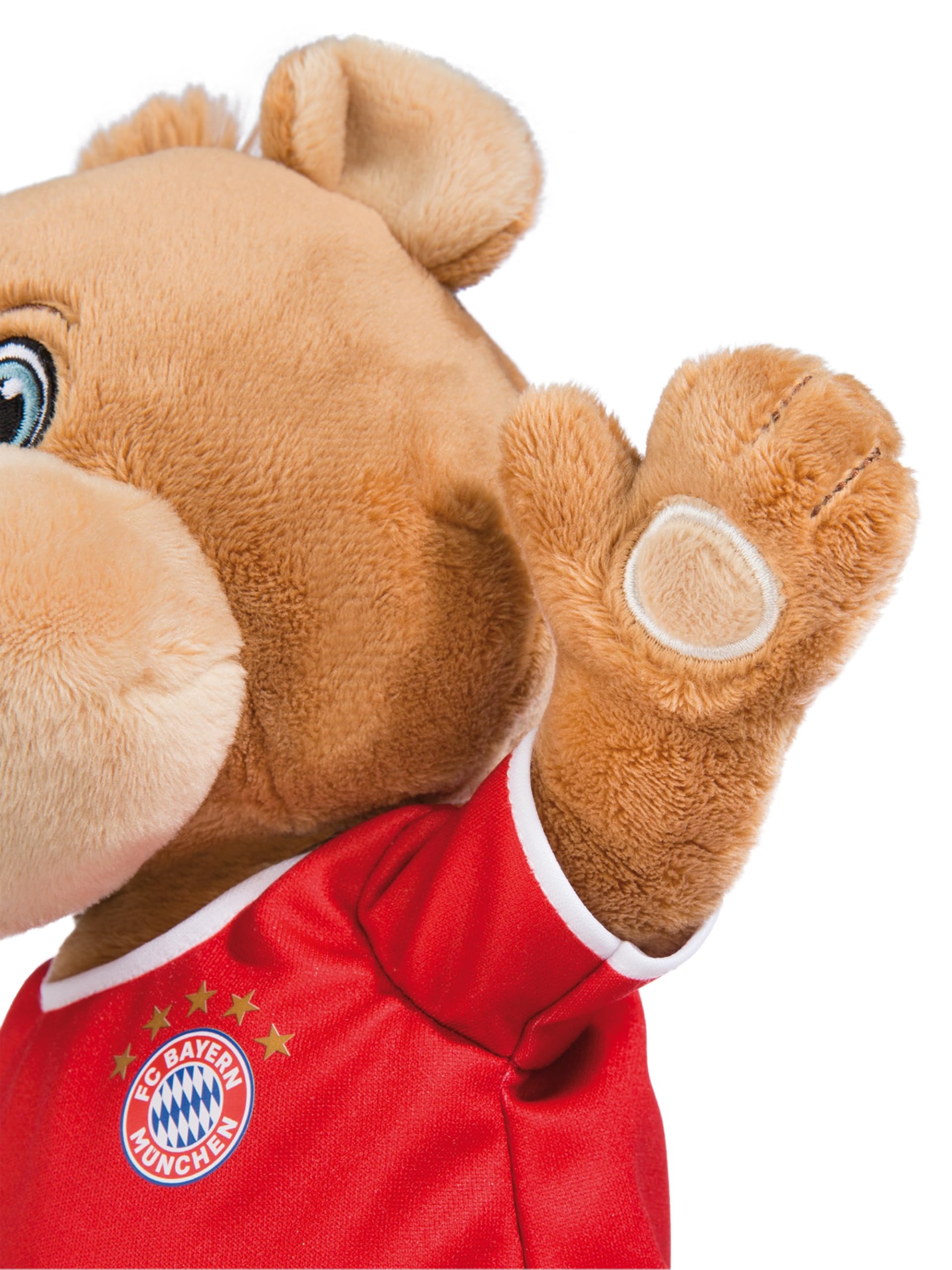FC Bayern München Berni 35 cm Maskottchen Kuscheltier Plüschfigur FCB - Plus Aufkleberkarte FCB