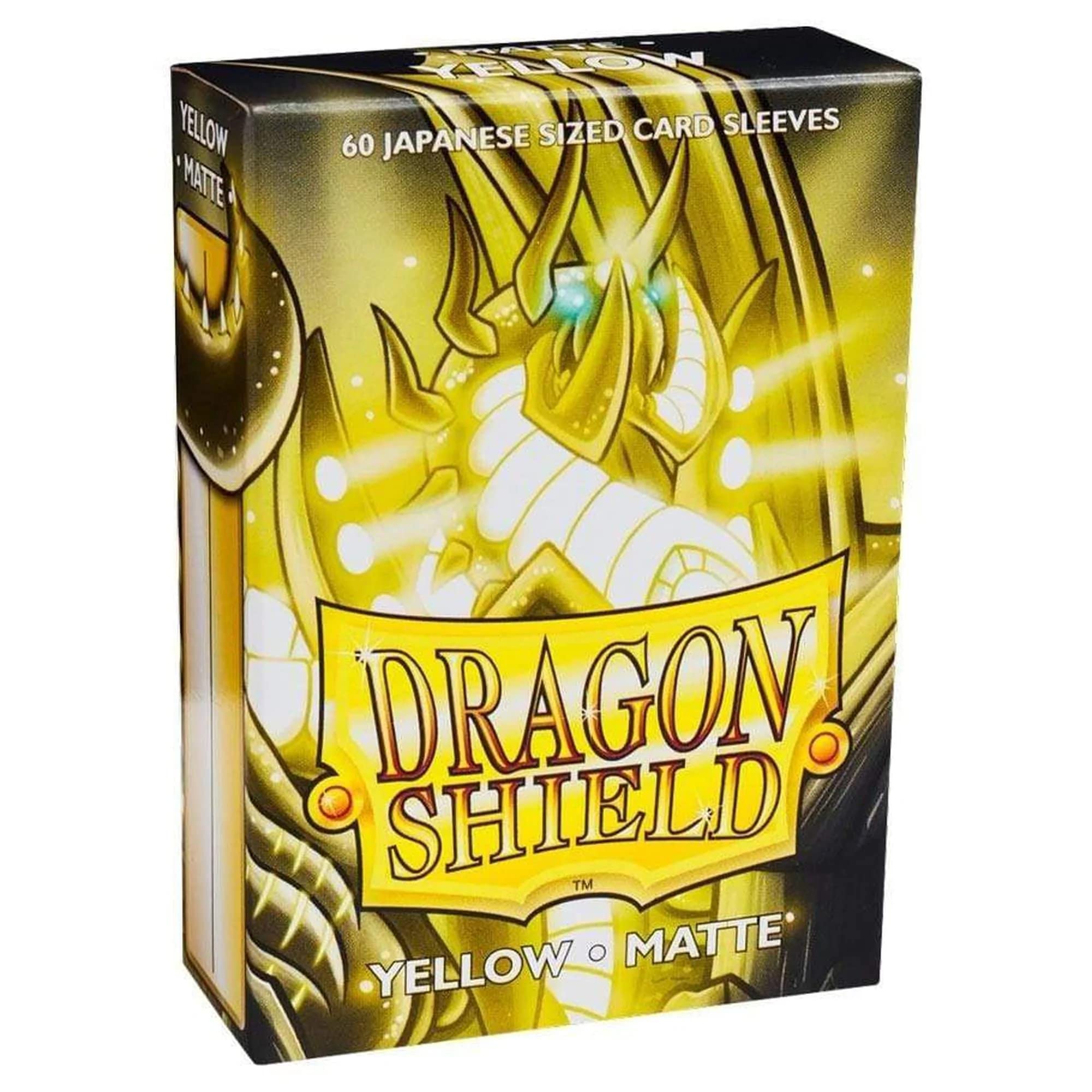 Amazon.com: Dragon Shield Matte Mini Japanese Yellow 60 ct Card Sleeves  Individual Pack : Toys & Games