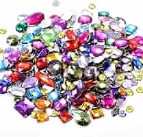 Amazon.co.jp: BLINGINBOX 300個 裁縫宝石 ミックスシェイプ