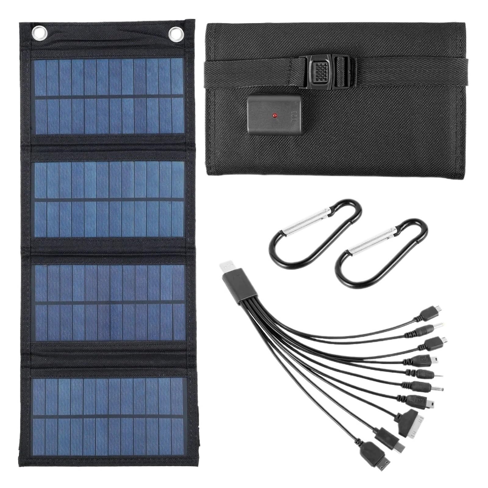 Panneau solaire pliable 100W, USB, étanche, Portable, sac pliable, chargeur de batterie for téléphone, chargeur d'énergie solaire, Camping en plein air
