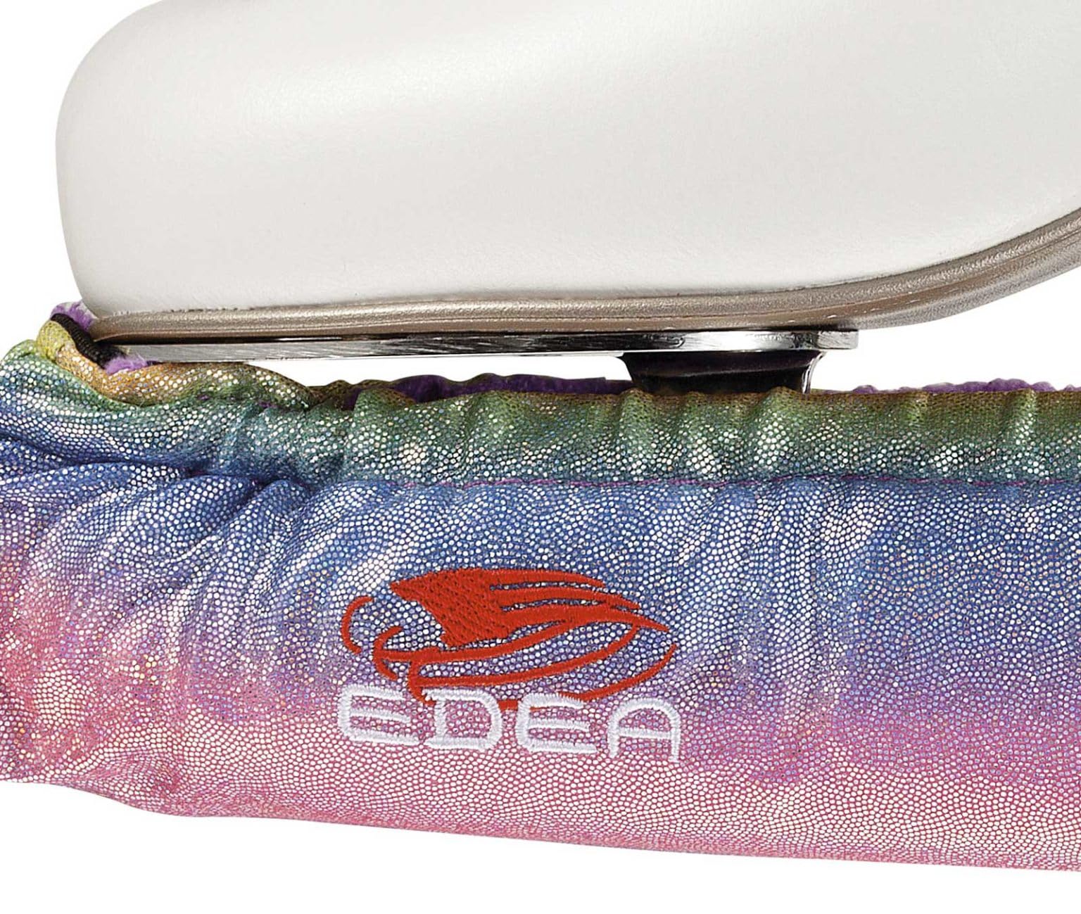 Edea IRIS Copri lama per pattini da ghiaccio, multicolore, logo ricamato, adatto per pattini da ghiaccio fino a 7-10 pollici - 17,8 - 25,4 cm