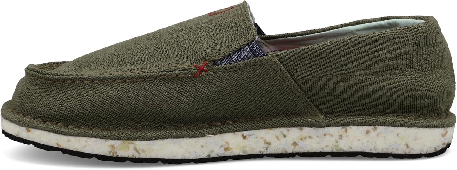 Twisted X Men's Circular Project Slip-On, Moc Toe, Green, 8.5 M - Image 2