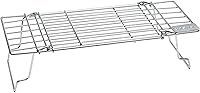 Cuisinart CGR-770 Adjustable Grill Warming Rack, Silver - Extends 15.5-21.75" for Extra Warming Space