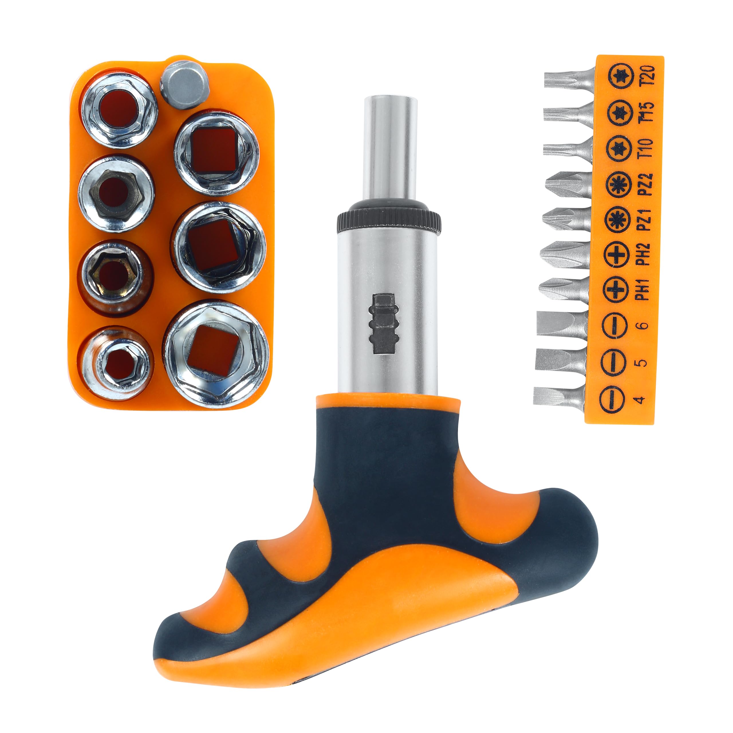 19-Piece Manual Torque Wrench Set, Accurizing Tool With Inch/Feet Measurement For Firearms, Adjustable head