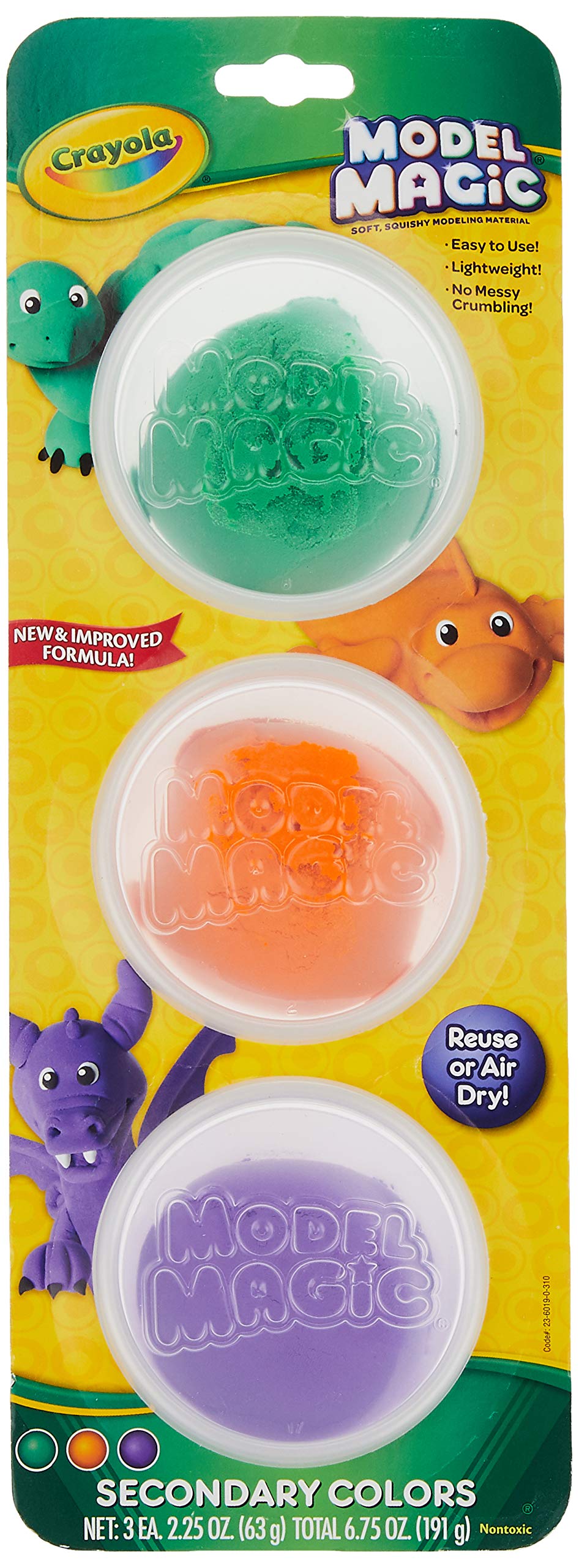 Crayola 3 Count Tubs Secondary Colors