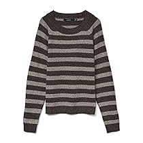 VERO MODA Vmdoffy LS O-Neck Blouse Ga Noos, Torta al Cioccolato, XS
