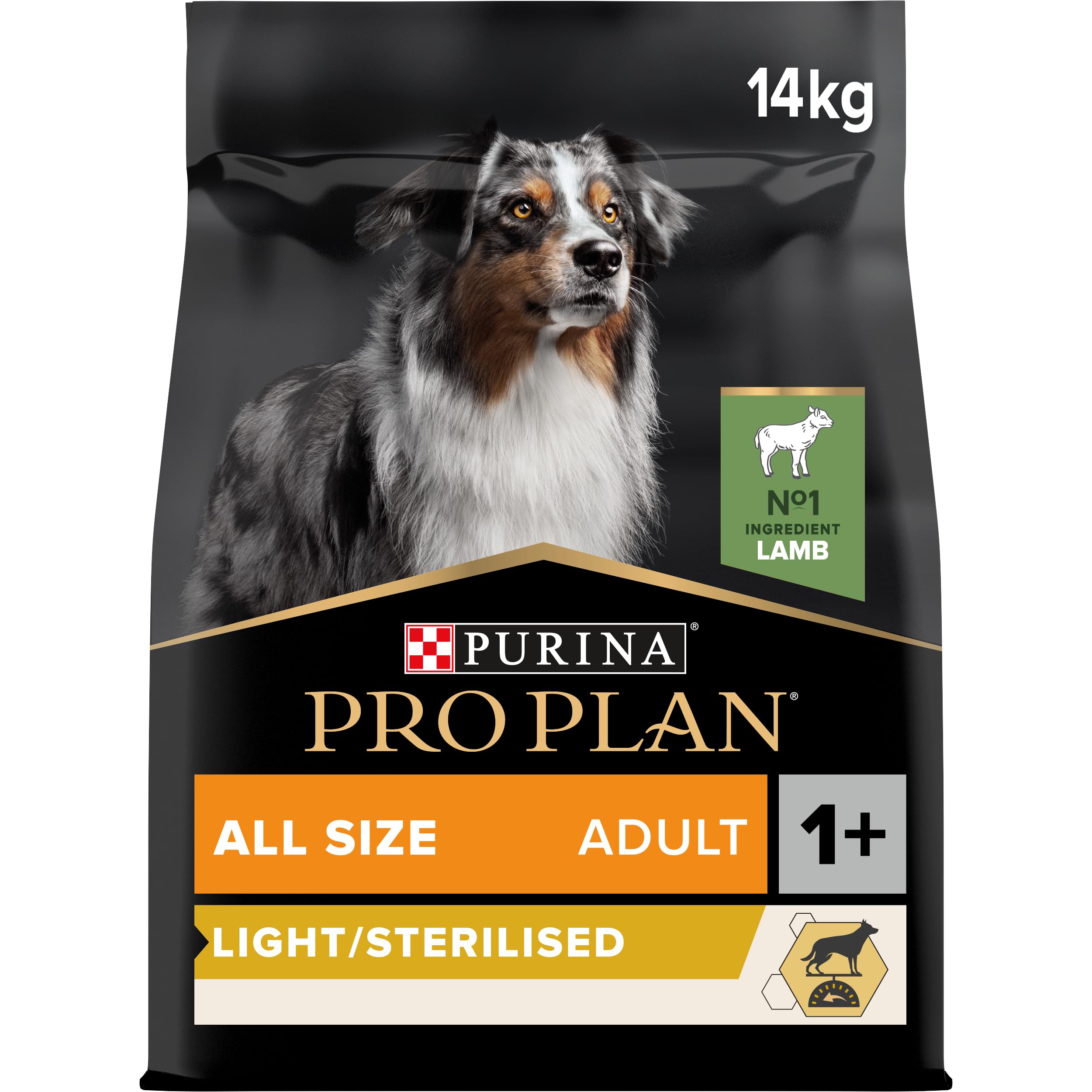 Pro Plan Chien Adult Light/Sterilised Agneau 14KG