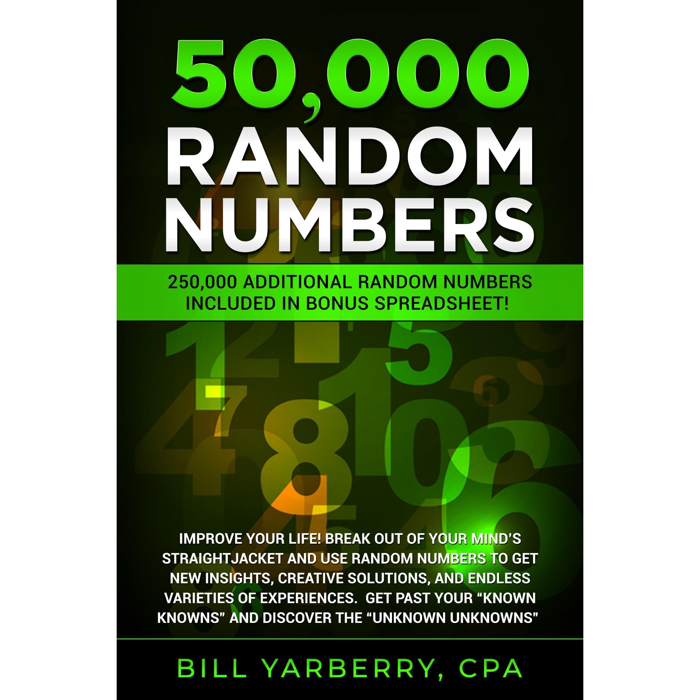 50,000 RANDOM NUMBERS
