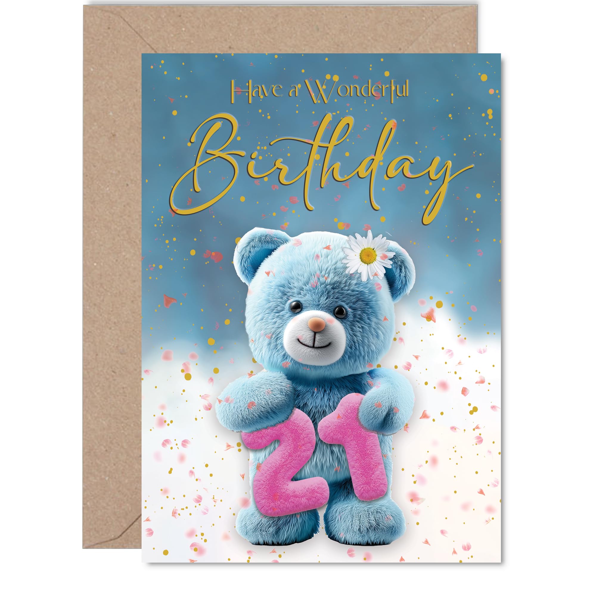 Sweet 21st Birthday Card, Celebrate Turning 21 in Style