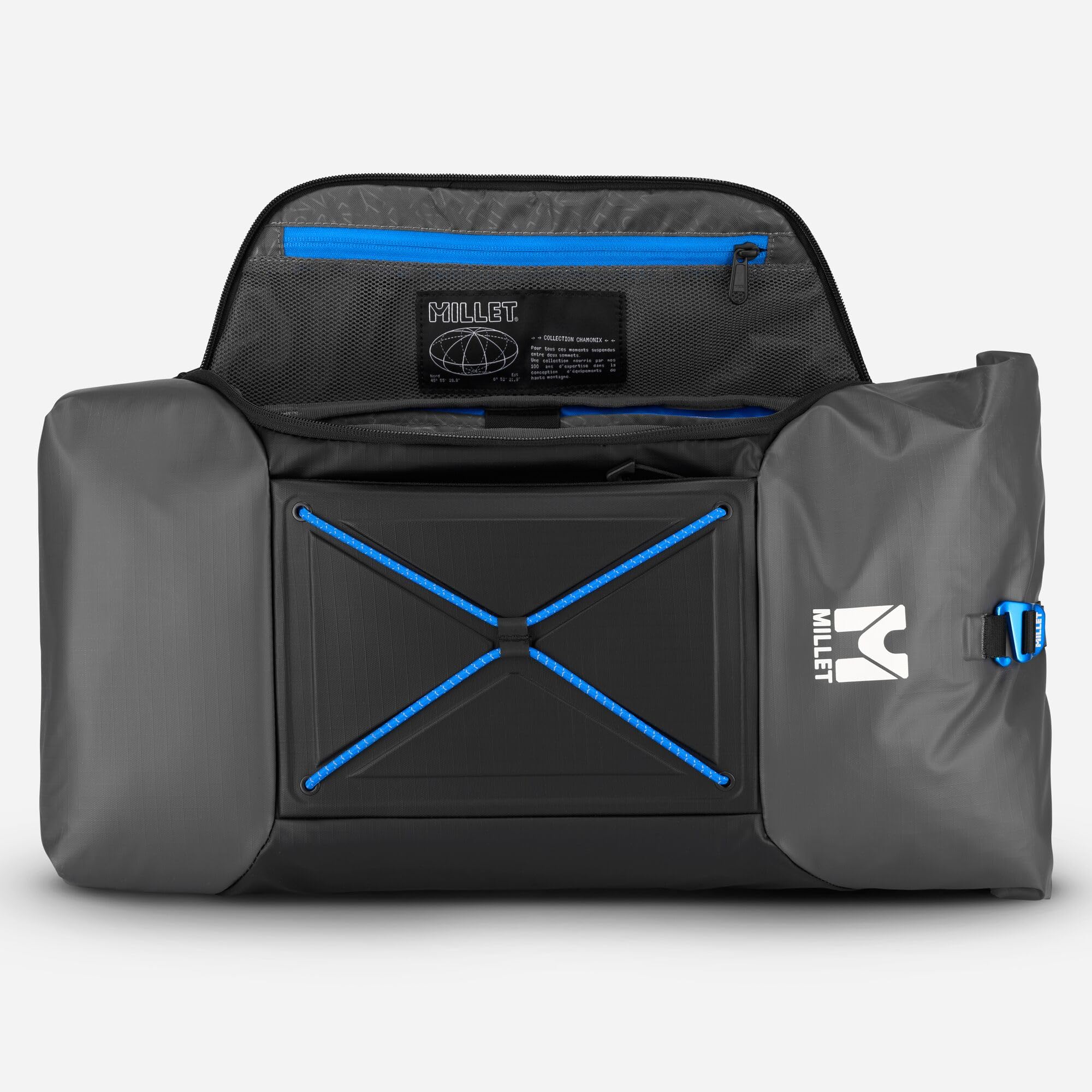 MILLET Sac À Dos Chamonix 15+5L Modulable PC 15'' Étanche (Noir/Bleu)